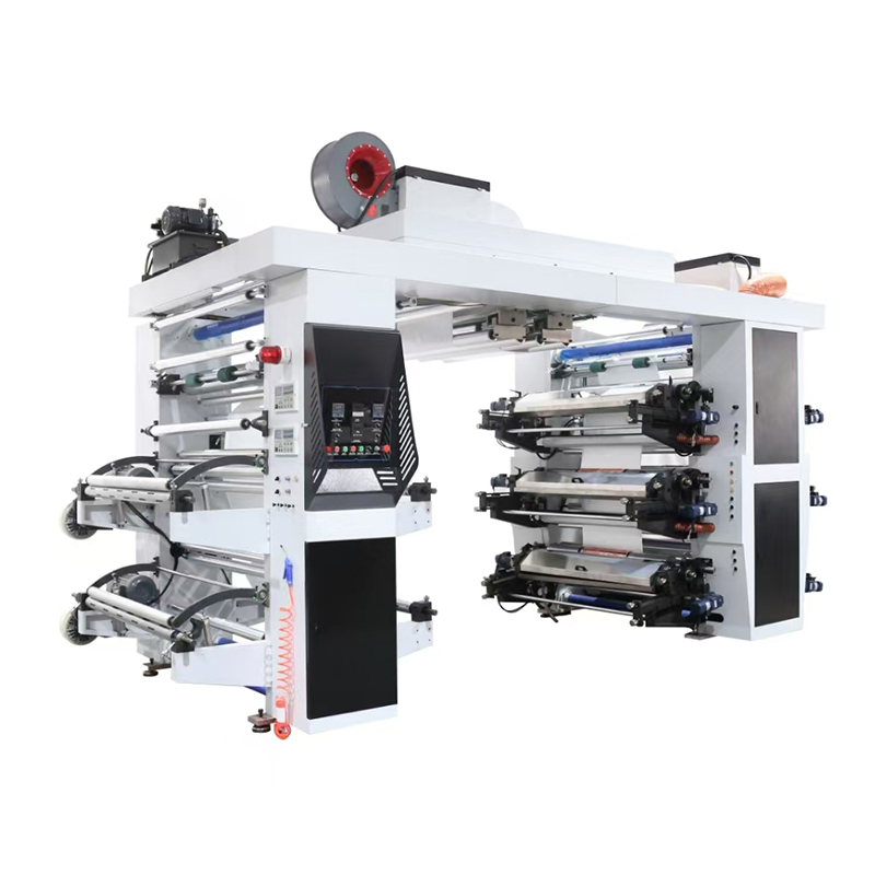 Máy in flexographic kiểu xếp chồng 6 màu