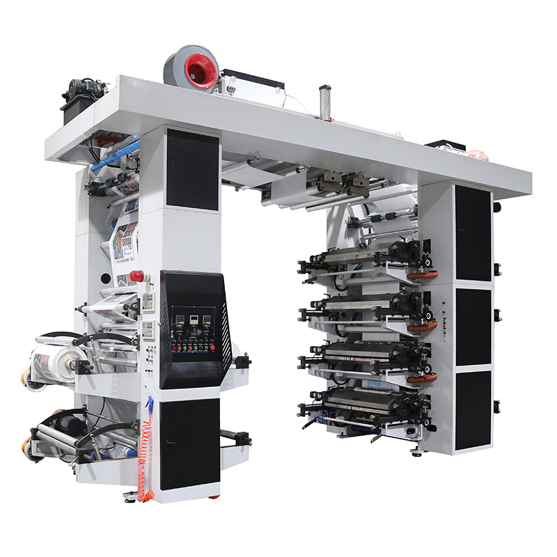 Máy in flexographic kiểu xếp chồng 8 màu