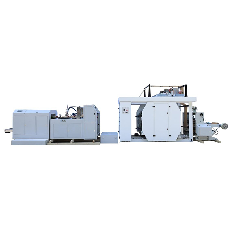 Máy làm túi giấy đáy V tốc độ cao SNW-JD350 với 4 màu
